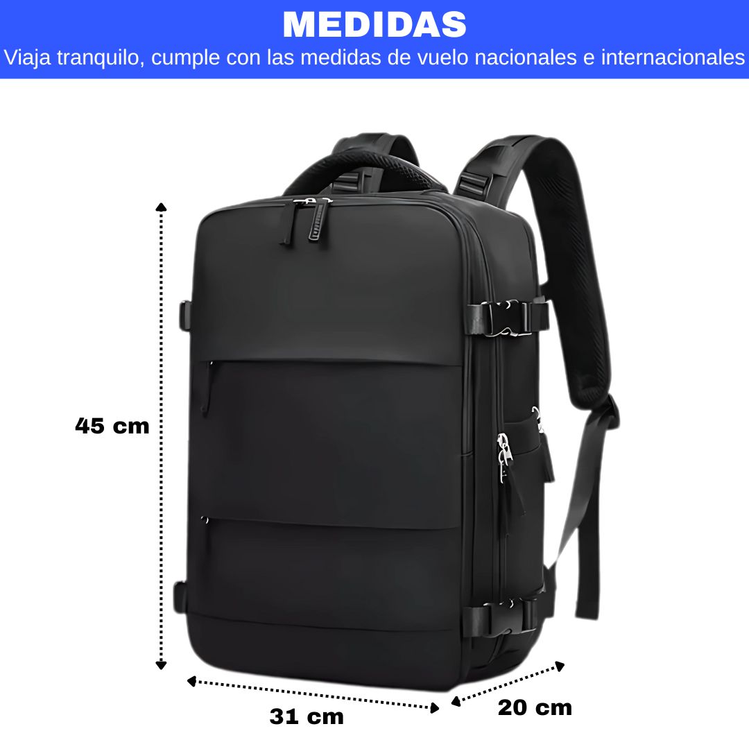 TRAVELAR® bolso de viaje IMPERMEABLE con organización inteligente multifuncional gran capacidad de almacenamiento