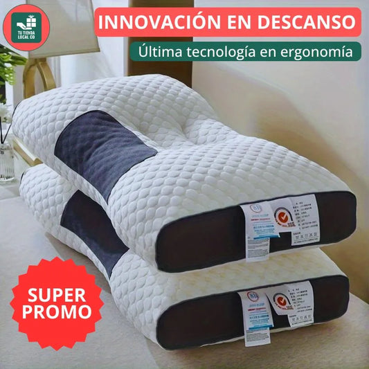 DELUXE ERGONOMIC PLUS | Almohada Ortopédica 3d Con Alineación Cervical Perfecta
