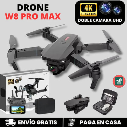 NUEVO DRONE  W8 PRO MAX 2026 CON INTELIGENCIA ARTIFICIAL LAS MEJORES ACROBACIAS FOTOS Y VIDEOS DESDE EL CIELO