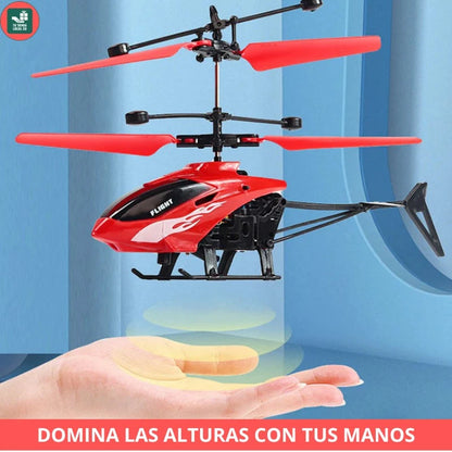 SKYRIDER FLYER™ HELICÓPTERO INTELIGENTE MULTIFUNCIONAL VUELA A CONTROL REMOTO O CON TUS MANOS 🚁🙌🏻🕹️