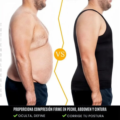 MAXFIT®  COMPRESSION | la camisilla de compresión inteligente, alinea tu postura, define tu pecho y abdomen desde el primer uso