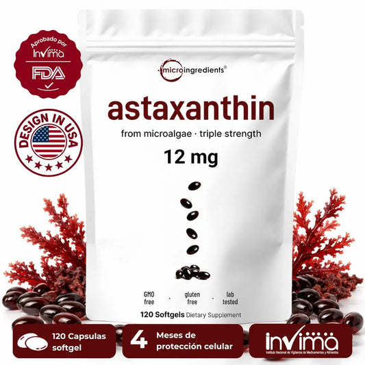Astaxantina | El poderoso antioxidante anti edad| Protege tus células desde adentro la clave para tu inmunidad interior.