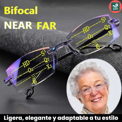 GAFAS MULTIFOCALES INTELIGENTES TR90 CON ZOOM AUTOMÁTICO, PROTECIÓN DE LUZ AZUL Y EFECTO FOTOCROMÁTICO