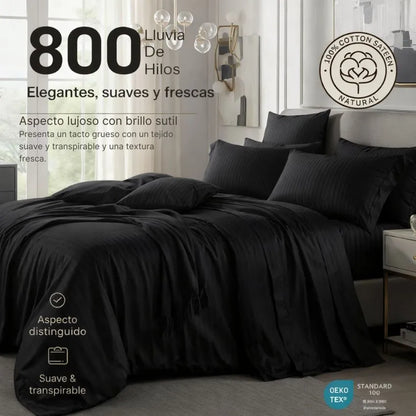 Suite Imperial — Sábanas de Lujo 800 Hilos | Ajuste perfecto, sin arrugas, frescas toda la noche - Juego de 4 piezas en OFERTA
