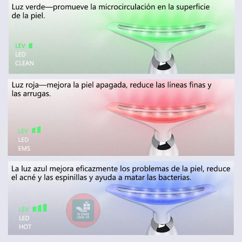 VITALUXE SKINCARE | Masajeador lifting profesional  reafirmante antienvejecimiento en el cuidado de la piel |