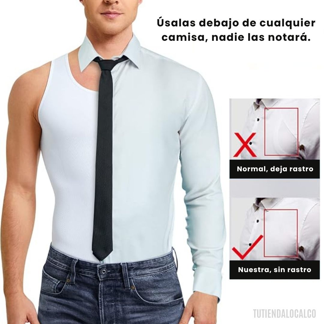 MAXFIT®  COMPRESSION | la camisilla de compresión inteligente, alinea tu postura, define tu pecho y abdomen al instante
