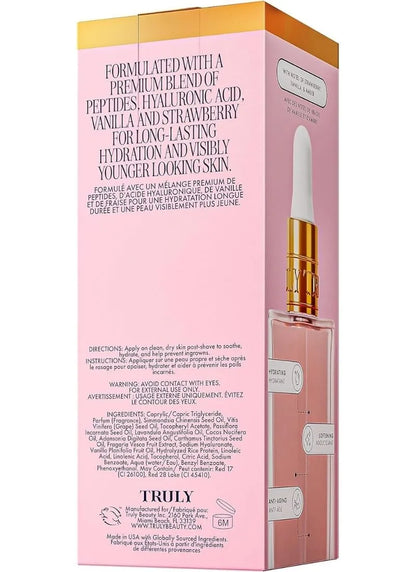 TRULY aceite para después del afeitado con aroma irresistible | Tratamiento curativo aclarante e hidratante de la zona intima. Piel suave, clara y sin irritaciones.