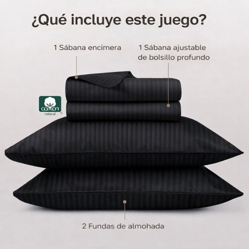 Suite Imperial — Sábanas de Lujo 800 Hilos | Ajuste perfecto, sin arrugas, frescas toda la noche - Juego de 4 piezas en OFERTA
