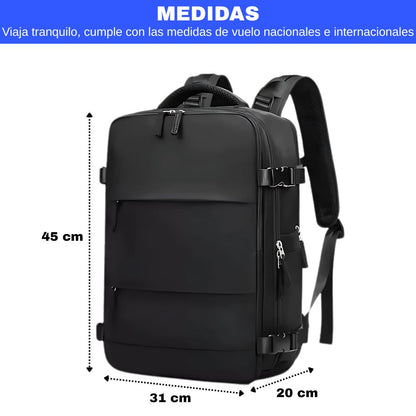 TRAVELAR® bolso de viaje IMPERMEABLE con organización inteligente multifuncional gran capacidad de almacenamiento