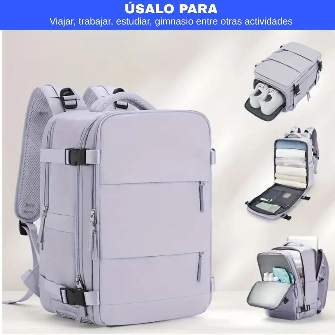 TRAVELAR® bolso de viaje IMPERMEABLE con organización inteligente multifuncional gran capacidad de almacenamiento