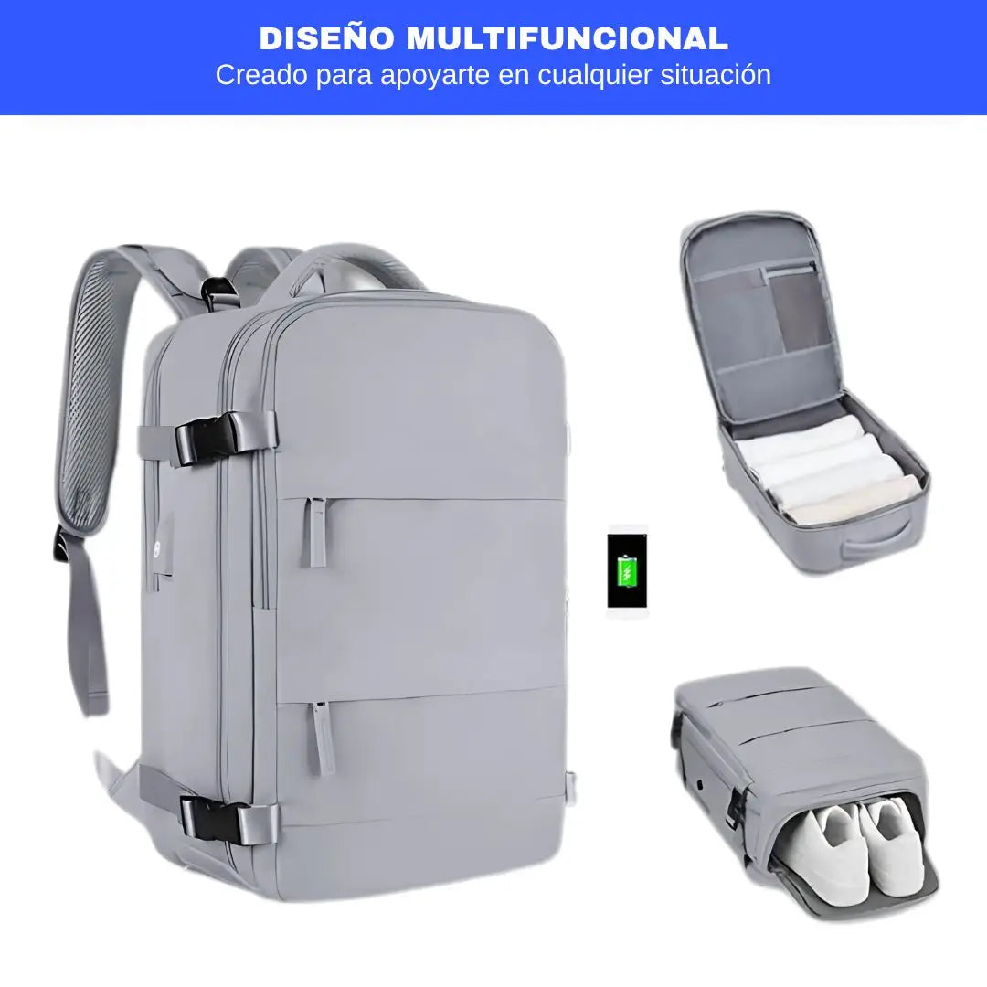 TRAVELAR® bolso de viaje IMPERMEABLE con organización inteligente multifuncional gran capacidad de almacenamiento