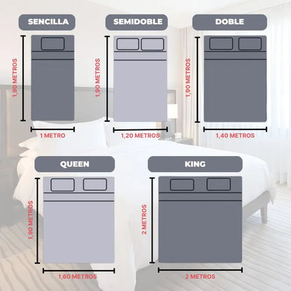 Suite Imperial — Sábanas de Lujo 800 Hilos | Ajuste perfecto, sin arrugas, frescas toda la noche - Juego de 4 piezas en OFERTA