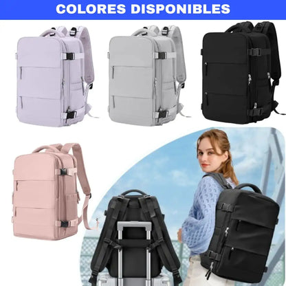 TRAVELAR® bolso de viaje IMPERMEABLE con organización inteligente multifuncional gran capacidad de almacenamiento